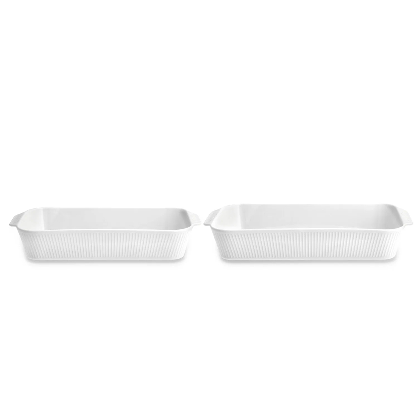 

Pillivuyt Plissé Fadsæt dybt 35 x 19 cm + 38 x 21 cm 2 stk. Hvid